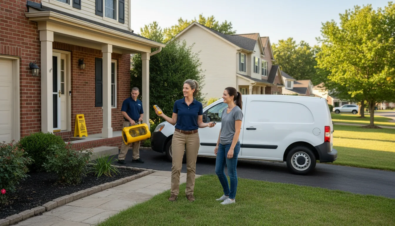 Water restoration image for Dehumidification And Cleanup Services in Stanberry, MO